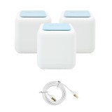 Pachet sistem Mesh Wi-Fi PNI GB1200 Gigabit si 1bc Cablu de retea plat S/STP CAT8 PNI U8015W 1.5m