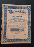 Actiune 1937 Banca ILFOV / titlu de 20 actiuni