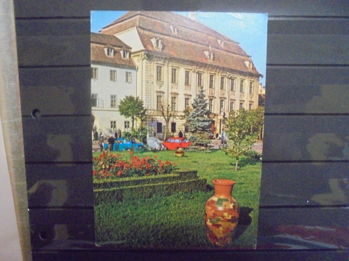 R.S.R. - SIBIU - MUZEUL BRUKENTHL - 1981 - CIRCULATA, SCRISA DOAR DATA PE VERSO - TIMBRU SEC - EDITURA OSETCM -