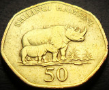 Cumpara ieftin Moneda exotica 50 SHILINGI HAMSINI - TANZANIA, anul 1996 * cod 146, Africa