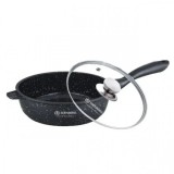 Tigaie aluminiu strat antiaderent capac sticla 24cm Edenberg EB-3321 DNC24265