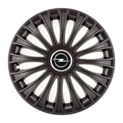 Set 4 Capace Roti, potrivite jantelor de R14, pentru Opel, model dino Negru foto