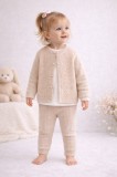 Set Tricot 3 Piese Bigimay - Bej (Marime Disponibila: 18 luni)