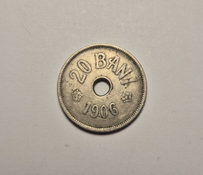20 bani 1906 J foto