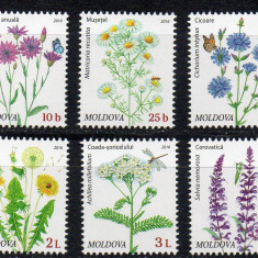 MOLDOVA 2016, Flora, serie neuzata, MNH