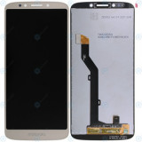 Motorola Moto E5 Modul display LCD + Digitizer auriu fin
