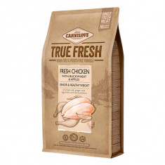 Carnilove True Fresh cu Pui Senior & Healthy Weight, hrană uscată caini, 4kg