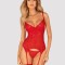 Corset Sexy Ingridia - Rosu, XL/2XL