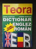 DICTIONAR ENGLEZ-ROMAN - Levitchi, Bantas (70 000 cuvinte)