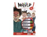 Set 6 culori de pictat pe fata Mask-up Party Carioca,6 creioane pe set