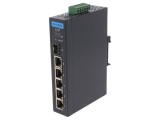 Switch Ethernet neadministrabil 6 porturi 48VDC IP30