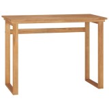 Cumpara ieftin Birou, 100x45x75 cm, lemn masiv de tec