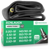 Cameră interioară pentru motocicletă, &icirc;ntărită, 18 inch, pentru 5.00-18 5.10-18 5.25-18 5.50-18 &ndash; 18 inch