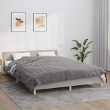 vidaXL Pătură antistres, gri, 200x200 cm, 9 kg, material textil 350778