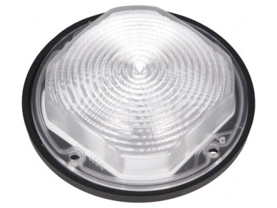 Lentilă LED rotundă silicon transparent neagră foto