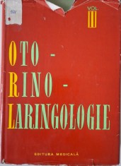Otorinolaringologie, vol. II. Sub redactia N. Costinescu