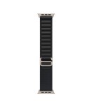 Curea smartwatch, THD, Alpine Loop, compatibila Apple Watch Ultra3 49 mm, Apple Watch 46 mm seria 11, Apple Watch SE3, catarama gri, negru dark