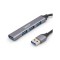 HUB extern Spacer USB 3.0, negru