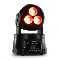 Beamz MHL - 45 DMX Mini, moving head, wash, 3 x 15 W, COB LED, DMX foto