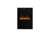 Blocnotes 8,5 x 12 cm, capsat, 80 file, N?12, Rhodia Basic, negru