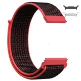 Curea material textil, compatibila cu Samsung Galaxy Watch8 44mm, Barn Red
