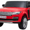 Masinuta electrica Premier Range Rover Vogue HSE, 12V, 2 locuri, roti cauciuc EVA, scaun piele ecologica, rosu