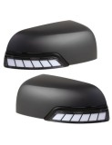 Set 2 capace oglinda LED dinamice negru mat Ford Ranger T6, T7, T8 2012-2022