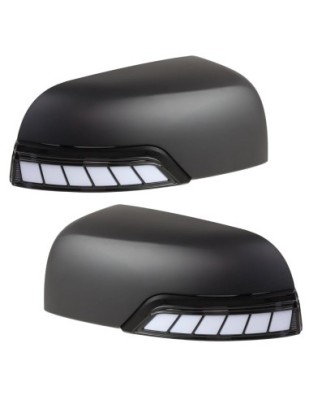 Set 2 capace oglinda LED dinamice negru mat Ford Ranger T6, T7, T8 2012-2022 foto