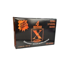 Capsule X-Pill, pentru stimularea erectiei, intarzierea ejacularii si cresterea libidoului, 4 buc