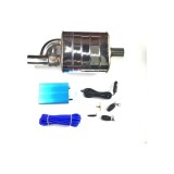 Toba sport cu reglaj sunet tip cut-off valve cu telecomanda Cod: FM01-76mm Automotive TrustedCars