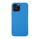 Husa silicon compatibila apple iphone 15 pro camera superprotect, interior din microfibra, marine blue
