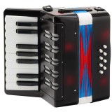 Acordeon copii Classic Catabile Bambino negru 8 basi 17 clape