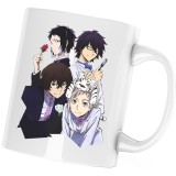 Cana alba personalizata, &quot;Bungo Stray Dogs Ghilda Detectivi Yasano&quot;, INOVATIX&reg;. 330ml