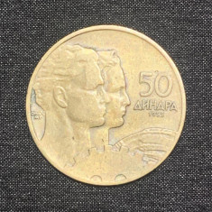 Monde 50 dinari 1955 Iugoslavia
