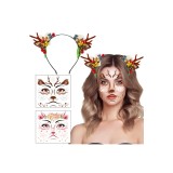 Bandă de cap cu ren pentru costume, Halloween, costume de carnaval &ndash; maro