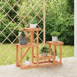 Suport pentru flori, 90x25x73,5 cm, lemn masiv de brad