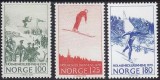 Norvegia 1977 - Sarituri cu schiurile, sport, serie neuzata