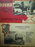 1972, Reclama Restaurant DOINA Kisselef 27x20 cm Cafeneaua Veche Covaci