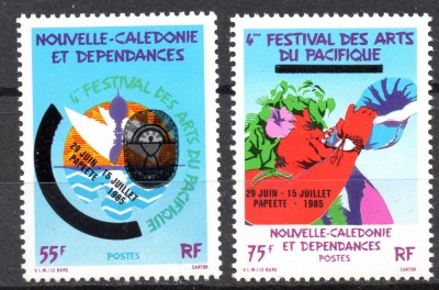 NOUA CALEDONIE 1985, Festival, serie neuzată, MNH foto