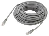 Cablul de rețea patch cord U/UTP Cat5e CCA, gri, 20m, RJ45