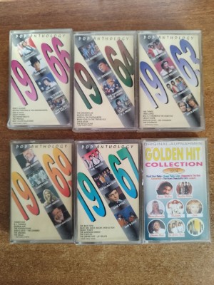 Pop Anthology , 5 casete (1963; &amp;#039;64; &amp;#039;66;&amp;#039; 67; &amp;#039;69) + Golden Hit Collection 1974 foto