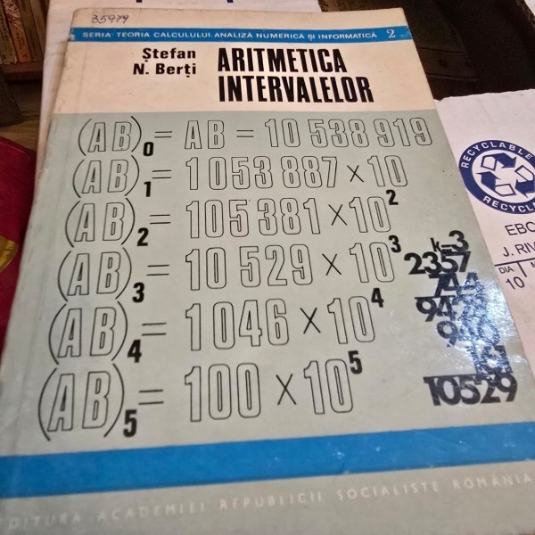 ARITMETICA INTERVALELOR - STEFAN N. BERTI