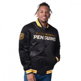 Pittsburgh Penguins geacă de bărbați The CLOSER Reversible Varsity Satin - XL