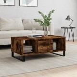 Gossi masuta de cafea, stejar fumuriu, 90x50x36,5 cm, lemn prelucrat