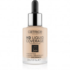 Catrice HD Liquid Coverage make up culoare 010 Light Beige 30 ml