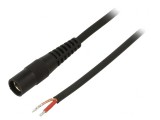 Cablu Alimentare 5m DC 5.5/2.1 Negru