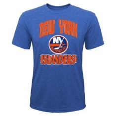 New York Islanders tricou de copii All Time Great Triblend blue - Dětsk&eacute; S (6 - 9 let)