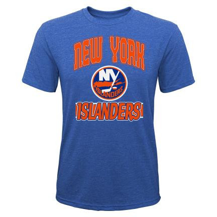 New York Islanders tricou de copii All Time Great Triblend blue - Dětsk&eacute; XL (14 - 16 let)