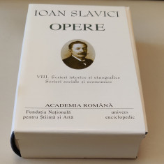 Ioan Slavici. Opere (Vol. VIII) Scrieri istorice și etnografice -Academia Română
