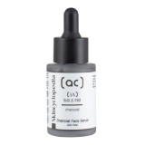 Cumpara ieftin Serum facial exfoliant cu Carbune si Complex 5% AHA + PHA, 30ml, Skincyclopedia